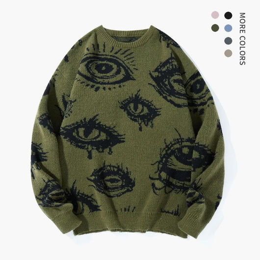2026 Eyes Halloween Pullover