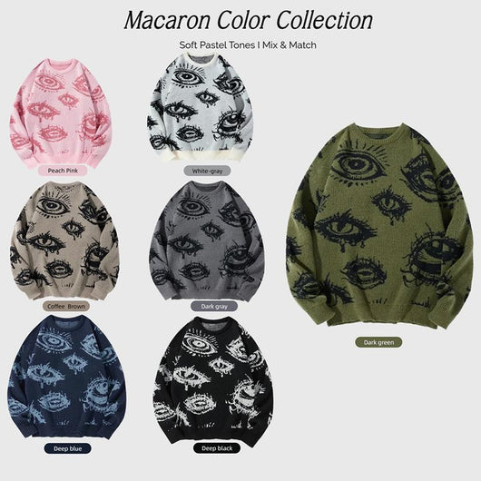 2026 Eyes Halloween Pullover