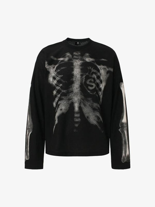 2026 Skeleton Halloween Pullover